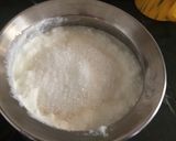 A picture of step 1 of Dahi bhalla.