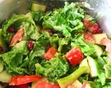 A picture of step 4 of Pomegranate Salad.