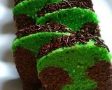 Foto langkah ke 9 dari resep Bolu kukus santan aroma pandan-cokelat.