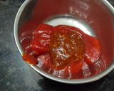 A picture of step 1 of Biscuit pizza.