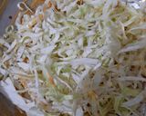 A picture of step 2 of Cabbage pakore.