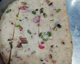 A picture of step 6 of Suji ki Burfi.