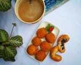 Foto langkah ke 7 dari resep Banana Cheese Ball ---gluten free---.