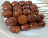 Foto langkah ke 5 dari resep Sate Telur Puyuh Bacem.