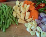Foto langkah ke 2 dari resep Tumis Sayuran Jamur Kuping(#Postingrame2_Sayurtumis).