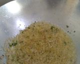 A picture of step 1 of Cheesy Masala pav.