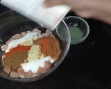 A picture of step 2 of Chicken shawarma pockets.