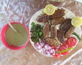 A picture of step 5 of Mutton seekh kabab.