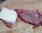 Foto del paso 1 de la receta: Milanesa de carne, rellena de jamón y queso