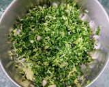 A picture of step 2 of Leafy vegetable Chana daal Cutlets.