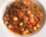 Foto del paso 4 de la receta Garbanzos, judías verdes y tomate