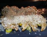 A picture of step 13 of Chicken fillets with caramalised onion and melted cheese.