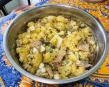 Une image de l'étape 17 de Salade marinée de pommes de terre aux harengs fumés, oignons et cornichons.