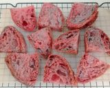 Foto langkah ke 29 dari resep Blue Spirulina Angkak Sourdough Bread (Oven Tangkring).