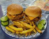 Potato Filled Chicken Cheese Burger recipe step 9 photo