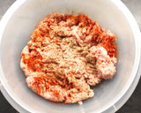 Brokkolis sajtos fasírt egybe sütve recept fázis 1 fotója