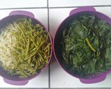 Foto langkah ke 3 dari resep Plecing kangkung + toge.