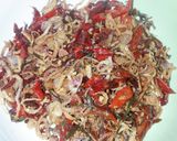 Foto langkah ke 6 dari resep TERI CABE BAWANG - Lauk Tabur Sambal Teri.