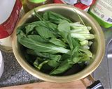 Hình bước làm 1 của món Bún xào thịt rau nhanh gọn đơn giản
