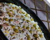 عکس مرحله 7 از دستور پیتزا مرغ و قارچ