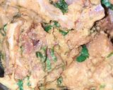 A picture of step 1 of Chicken Biryani.