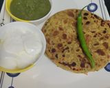 A picture of step 5 of Stuffed methi paratha.