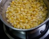 A picture of step 1 of Corn ussal or chat.