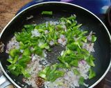 A picture of step 1 of Masala pav.