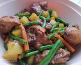 Foto langkah ke 8 dari resep Bistik Ayam + Sayuran.