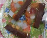 Foto langkah ke 3 dari resep Puding cocktail coklat.