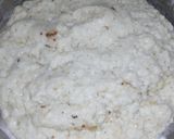 A picture of step 2 of Kaju Burfi.