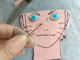 Tarta fondant, 4 colores, NARUTO