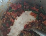 A picture of step 4 of Tuvar Biryani.