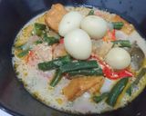 Foto langkah ke 4 dari resep Sayur Lodeh Telur Puyuh ala Riska Suci Rahmawati.