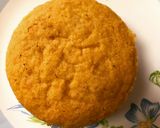 A picture of step 8 of Mango Sandwich Dhokla Cake.