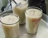 A picture of step 8 of Honey glazed Kiwi Thandai.