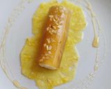 Foto del paso 9 de la receta: Canelón de miel rellenos de mató, nueces y piña