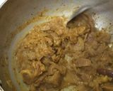 A picture of step 5 of Chettinad mutton sukka fry.