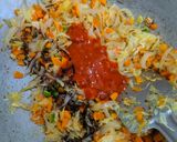 A picture of step 4 of Chinese choupsuey.