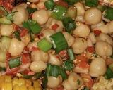 A picture of step 4 of Cottage Cheese Shalmargo with assorted veggiee sizzler.