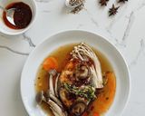 Hình bước làm 2 của món Drunken fish and condiments (chú thích ở dưới nha)