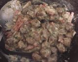 Une image de l'étape 2 de Aumônière au bacon/champignons.