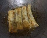 Foto langkah ke 3 dari resep Lumpia ubi yakon cokelat.