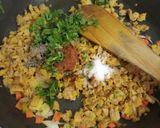 A picture of step 3 of Erachi pathiri.