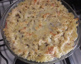Foto del paso 10 de la receta: Fideos gratinados con salsa de champiñones, jamón y queso