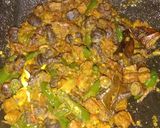 Foto langkah ke 3 dari resep Tumis jantung cabe ijo.