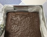 A picture of step 5 of Brownie Cake 😋.
