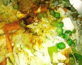 A picture of step 2 of Mexican Briyani.
