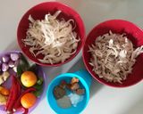 Foto langkah ke 1 dari resep Nasi bakar ayam jamur kemangi (no minyak).