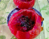 Foto del paso 25 de la receta: Tomates asados al horno, rellenos de pulpos en salsa de ostras
